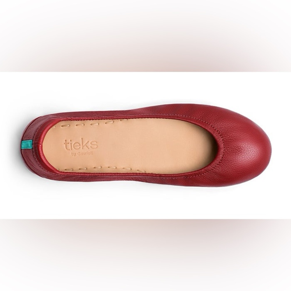 Red and Teal Foldable Ballet Flats